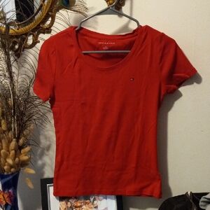 Tommy Hilfiger Women's Scarlet Short Sleeve Tee